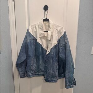 Blank NYC Two Tone Denim Jacket